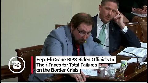 Navy SEAL Congressman Eli Crane RIPS Biden Officials for Border Crisis Failures