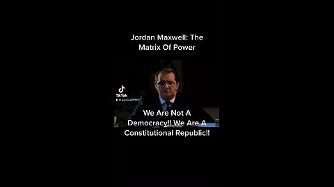 Jordan Maxwell: The Matrix Of Power