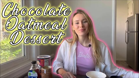 Chocolate Oatmeal Dessert! I Cook A Healthy Treat!