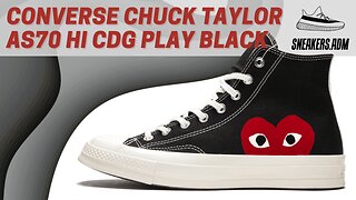 Converse Chuck Taylor All-Star 70 Hi Comme des Garcons PLAY Black - @SneakersADM