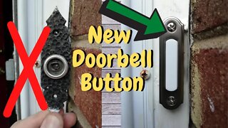 How to replace doorbell push button in 10 Minutes!