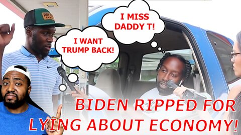 Black People Say They Want TRUMP BACK AND DESTROY Joe Biden For Lying About The Economy & Inflation!