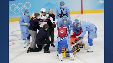 Friends and family of Olympian Brianna Decker react to her on-ice injury
