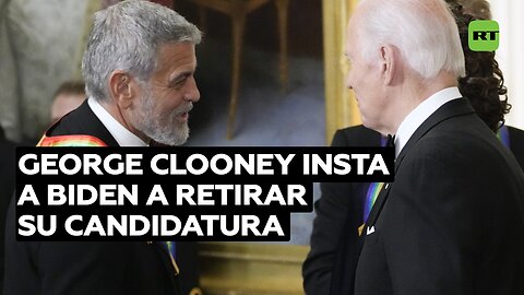 George Clooney insta a Biden a retirar su candidatura