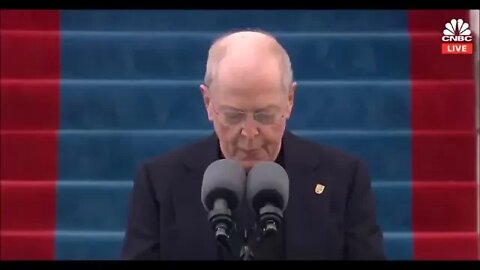Jesuit Fr. Leo' O'Donovan S.J. gives invocation of U.S. President Joe Biden (Jan. 20 2021)