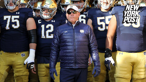 Brian Kelly jokes Notre Dame players 'need to be executed' after thrilling win