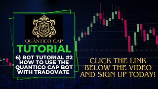 How To Use the QuanticoCap Bot with Tradovate | Make Money From Home Trading