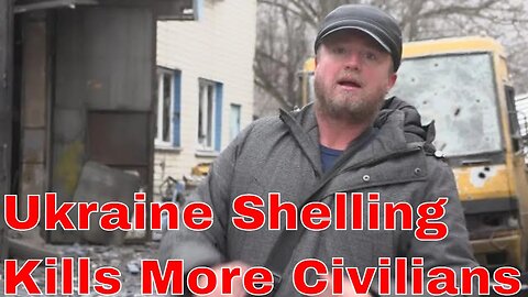Ukraine Forces Shell Donetsk Bus Repair Center Killing Civilian