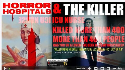 ICU Nurse Kills Over 400 Recovering People - Exposing How Hospitals Murder