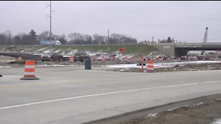 Construction pauses for the season on the Interstate 94 corridor project