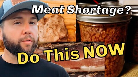 PRESERVE MEAT With No REFRIGERATION | Canning Meat | Dehydrate | Curing - Food Shortage Prepping