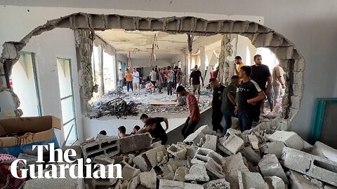 Deadly Israeli airstrike hits school in central Gaza