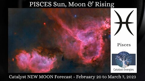 PISCES Sun, Moon & Rising - Catalyst NEW MOON Forecast - February 20 to March 7, 2023
