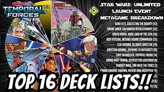 Star Wars Unlimited: London OPE 225+ Players Tournament Top 16 Decklists