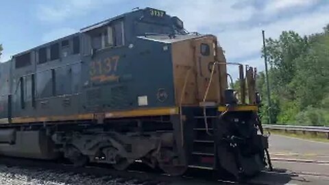 CSX E661 Empty Coal Train Part 3 from Creston, Ohio July 4, 2022