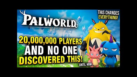 I Accidently Discovered Something in Palworld That Needs Fixed ASAP!