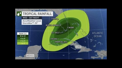 Breaking: "Florida Floods 12" Rain" Tropical Storm