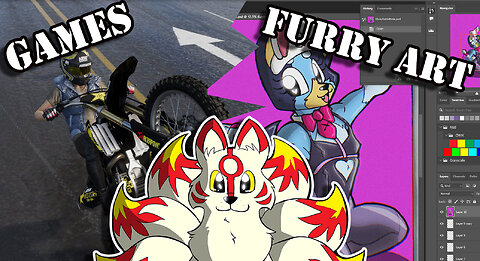 Rumble V-Tuber: The Crew 2 and furry art