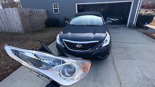 TOOK ME LESS THAN 24 HOURS TO GET THE HYUNDAI SONATA I BOUGHT FROM COPART READY FOR SALE