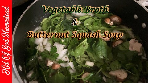 Vegetable Broth & Butternut Squash Soup