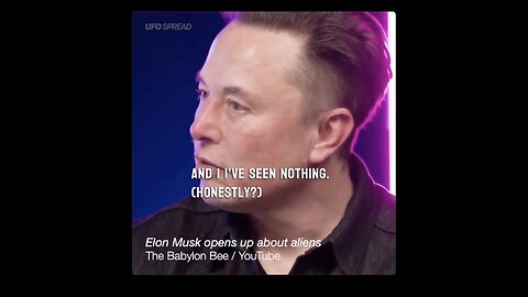 Elon Musk claims, "I've seen nothing" regarding aliens. #aliens #spacefacts #UFOs