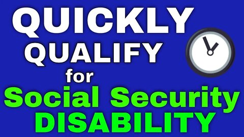 How to Quickly Qualify for Social Security Disability by Meeting a Listing