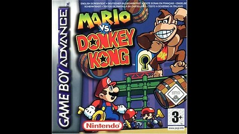 Mario vs. Donkey Kong (2004, Game Boy Advance) Full Playthrough