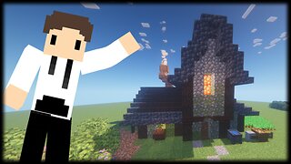 I Built a Minecraft Starter House | 1