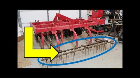 Home Made Disc-Chisel Plow Fabrication; ADDING A HARROW RAKE for improved property management