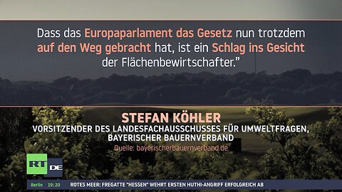 Kritik am EU-Naturschutzgesetz: "Schlag ins Gesicht der Flächenbewirtschafter"