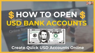 How to open USD Bank Account