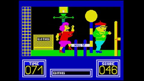 Zx Spectrum Games - Benny Hills Madcap Chase
