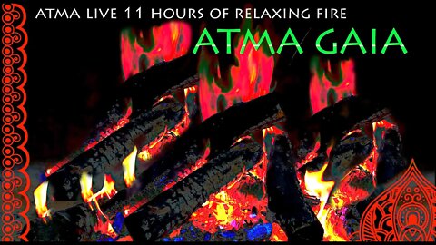 ATMA HEALING 24/7 FIREPLACE SOUNDS WITH CRACKLING SPARKS BRING AMAZING VIBES AND WARM TO YOUR HOUSE