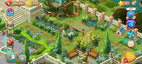 Enjoy for the garden space cute game