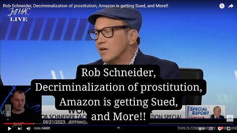 Rob Schneider, Decriminalization of prostitution, Amazon is getting Sued, and More!!