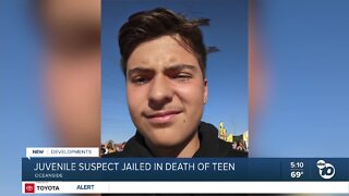 Juvenile suspect jailed in death of teen