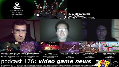 +11 002/004 007/013 006/007 podcast 176: video game news