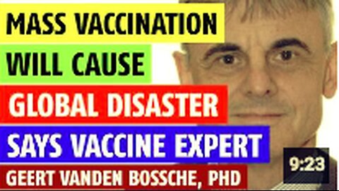 Mass vaccination will cause a global disaster says vaccine expert
