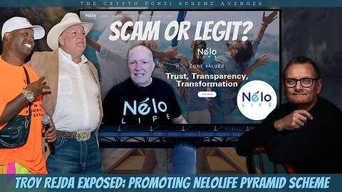 Troy Rejda Exposed: Promoting Nelo Life Pyramid Scheme