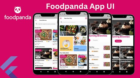 Foodpanda App | Cloning Food application | Flutter Food App