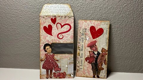 Valentine Ephemera on Friday More Window Envelope Play