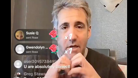 Michael Cohen is a full on TT live streamer, accepting donations through the app