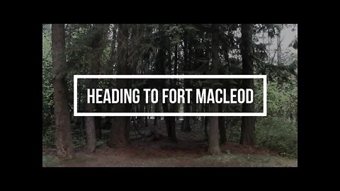 Traveling to Fort Macleod - Staying at the Lions Club camp grounds