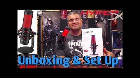 Hyper X Quadcast LED Microphone! - Unboxing Mic Test!