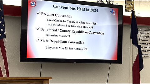 Intro to Precinct-to-State Conventions for Johnson County, TX - JUN 2023