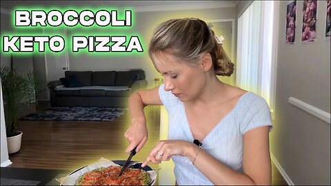 Keto Broccoli Pizza! I Make A New Vegan Recipe!!