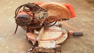 Restoration Old Rusty Metal Cutting Machine // Restore and Reuse Broken Angle Cutter