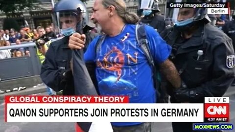 QAnon Followers Join Protests In Germany!