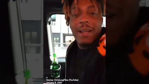 Juice WRLD with a throwback freestyle in London 2021 #Shorts