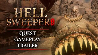 Hellsweeper VR - Quest Gameplay Trailer l Meta Quest + Meta Rift S